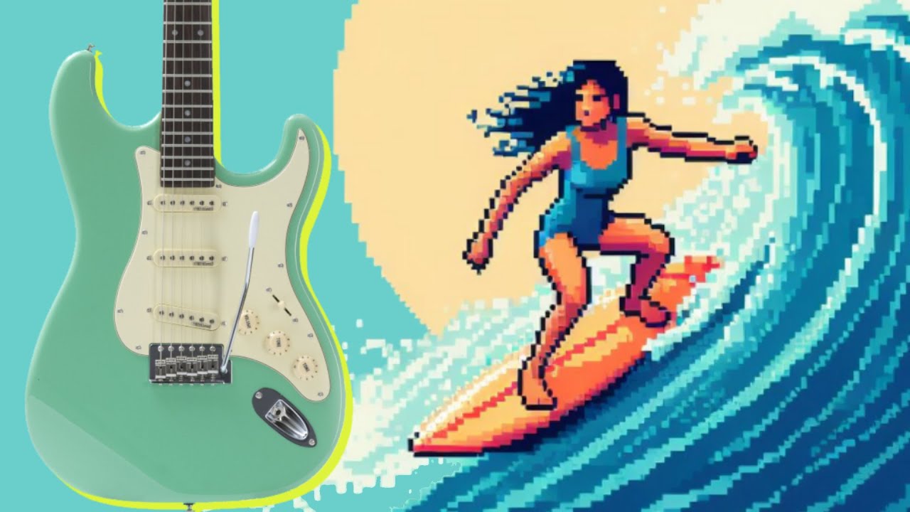 J&D ST Vintage SGR Surf Green, le TEST : une bonne guitare électrique stratocaster pas chère ?