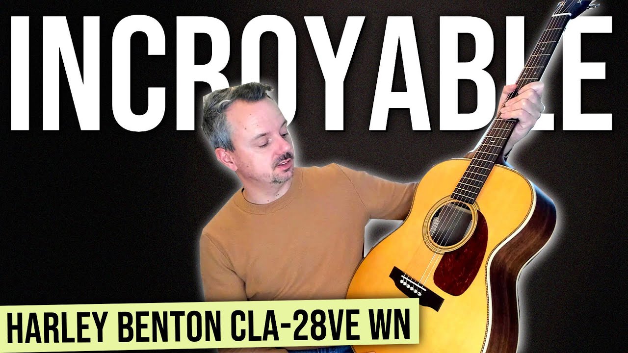 Une OM-28 10x moins Chère ? test Harley Benton CLA-28VE WN