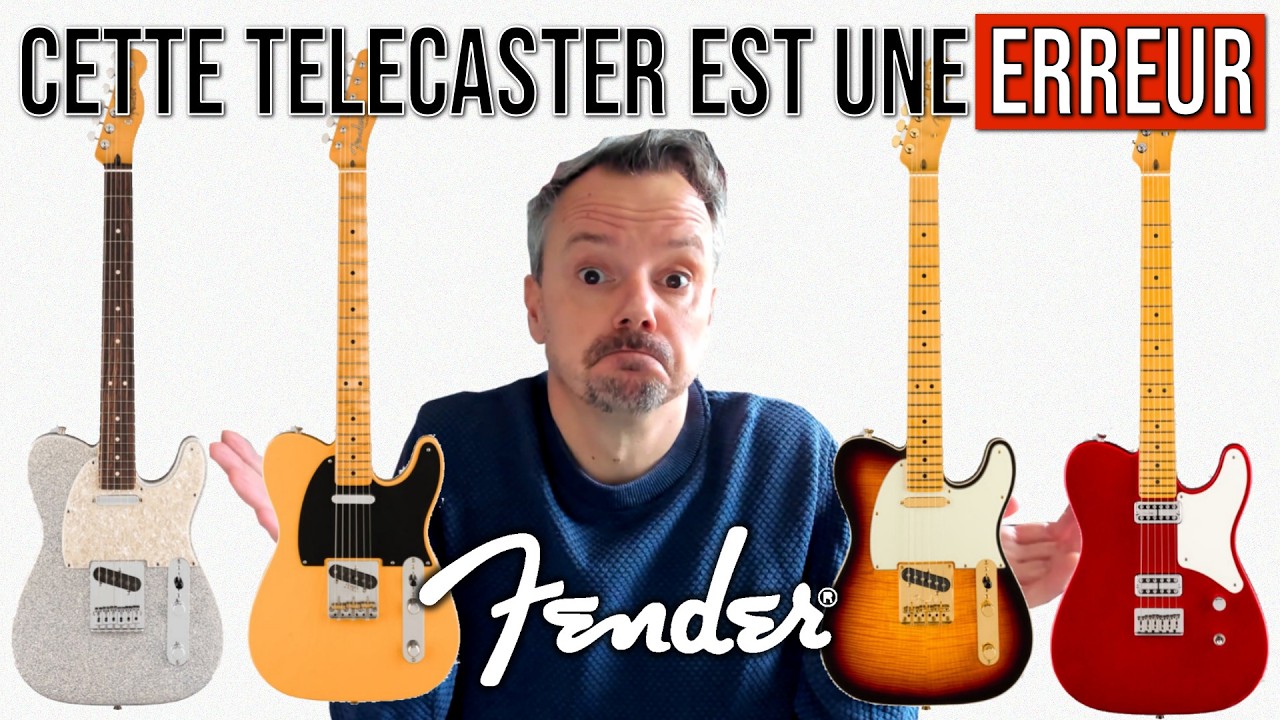 Ce n’est PAS une TELECASTER ! (Fender 75th anniversary)