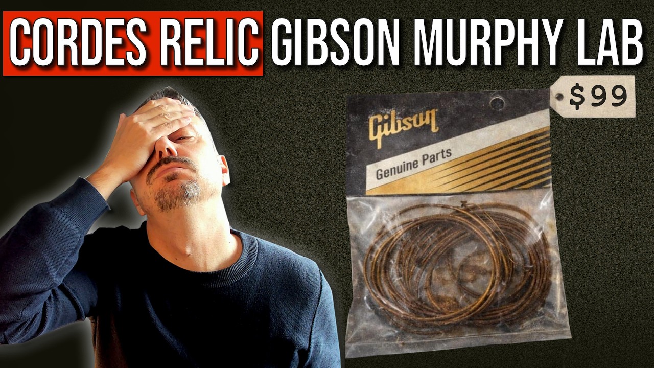 Les cordes RELIC Gibson Murphy Lab arrivent ! Poisson d’avril