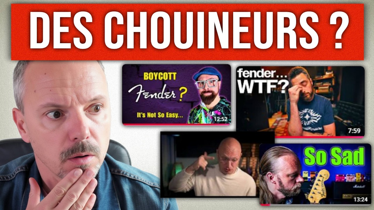 Ils veulent le BOYCOTT de Fender sans REFLECHIR aux Conséquences