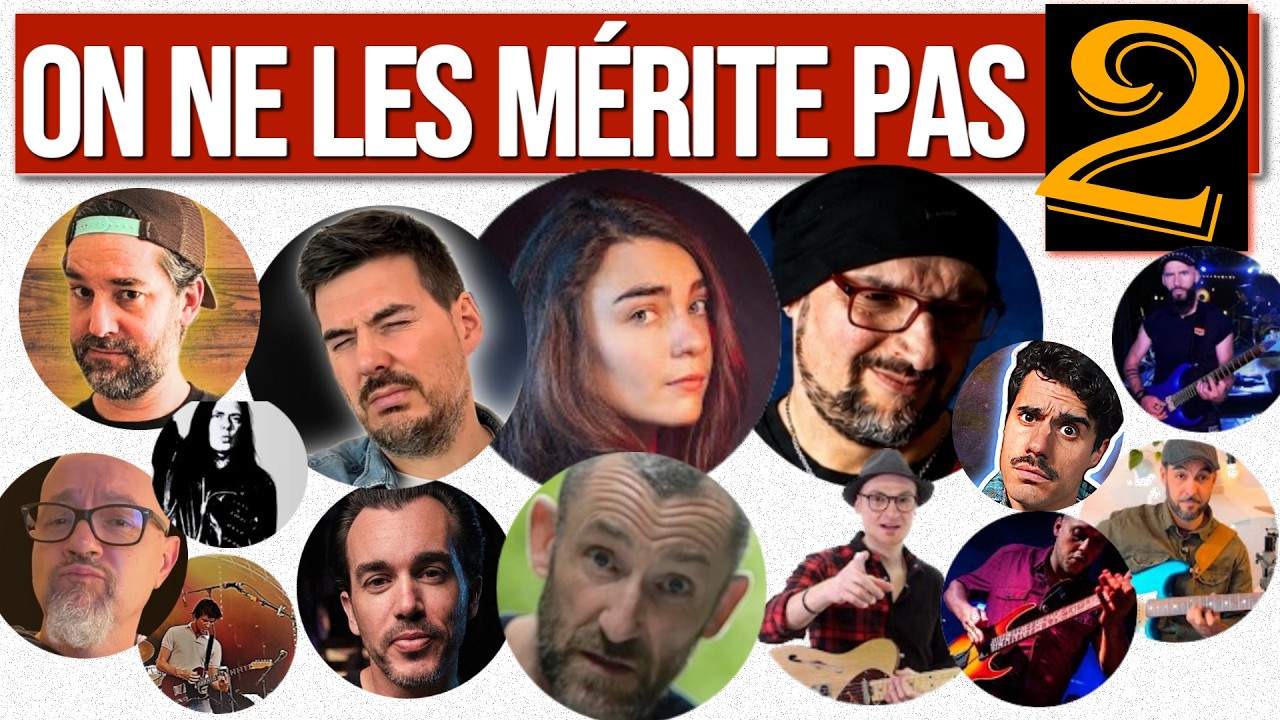 Le haut niveau de la guitare FR : vos 15 youtubeurs guitares préférés